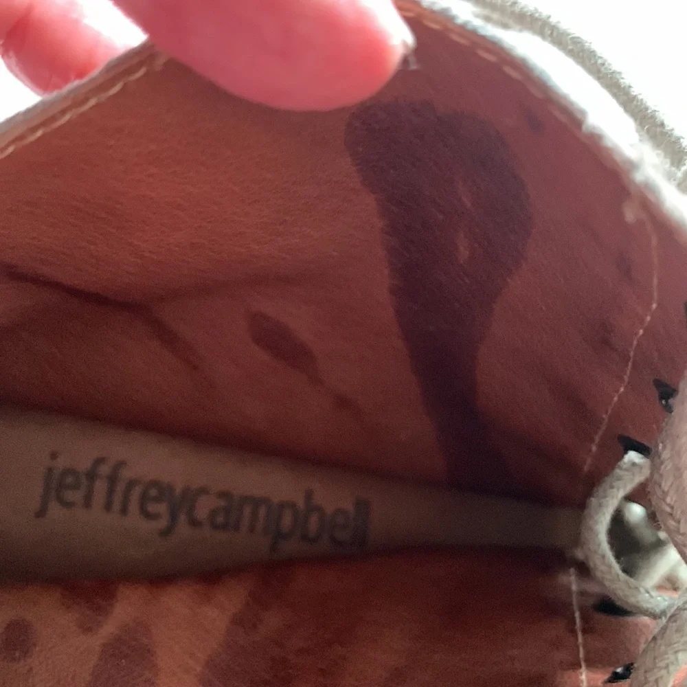 Jeffrey Campbell Women’s Suede Leather Lace Up Shooties - Picture 8 of 8